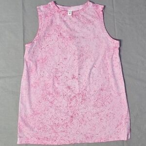 Lululemon All Yours Organic Cotton Tank Top Pink Women's Size L
